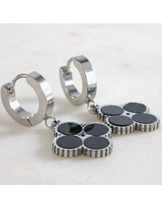 Kolczyki Srebrna Koniczyna stal chirurgiczna Lolita...