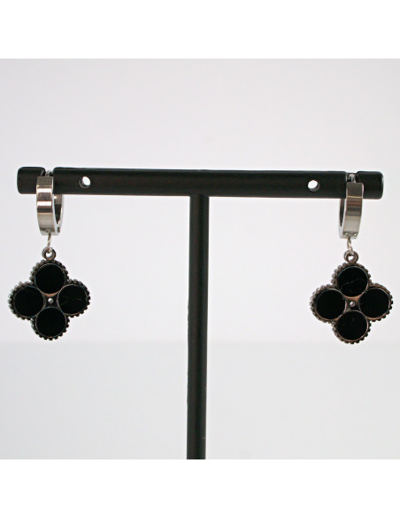 Kolczyki Srebrna Koniczyna stal chirurgiczna Lolita Akcesoria