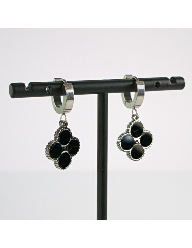 Kolczyki Srebrna Koniczyna stal chirurgiczna...