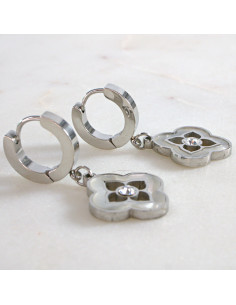 Kolczyki Srebrna Koniczyna stal chirurgiczna Lolita...