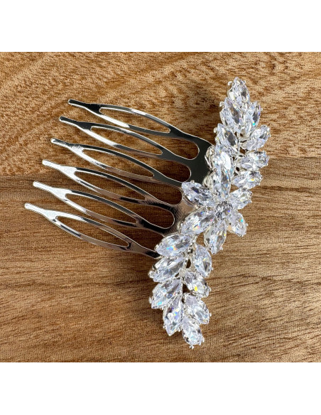 Grzebień wsuwany do włosów wtykowy ozdobny diamenty Lolita Accessories