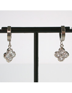 Kolczyki Srebrna Koniczyna stal chirurgiczna Lolita... 2