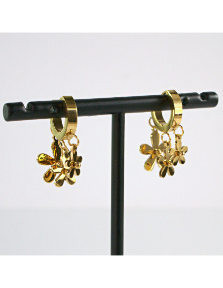 Kolczyki KWIATKI  stal chirurgiczna Lolita Akcesoria