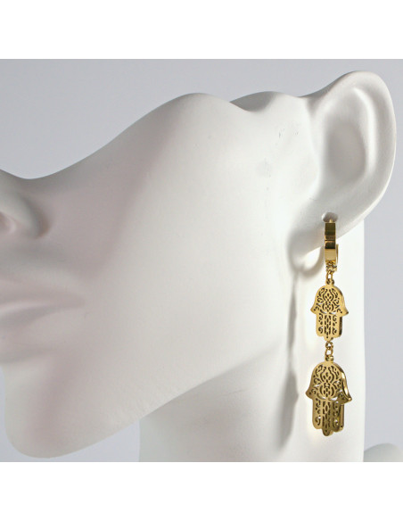 Kolczyki RĘKA FATIMY  stal chirurgiczna Lolita Akcesoria