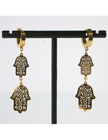 Kolczyki RĘKA FATIMY  stal chirurgiczna Lolita...