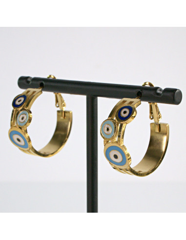 Kolczyki koła BOHO stal chirurgiczna Lolita...