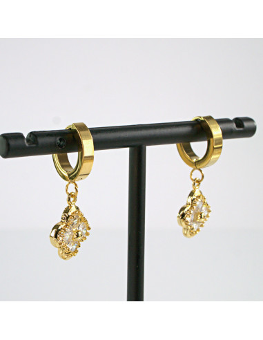 Kolczyki  złota KONICZYNA  stal chirurgiczna...