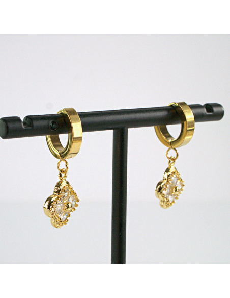 Kolczyki  złota KONICZYNA  stal chirurgiczna Lolita Akcesoria