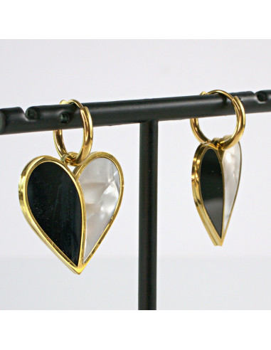 Kolczyki  SERCE stal chirurgiczna Lolita Akcesoria