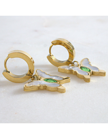 Kolczyki MOTYLKI  stal chirurgiczna Lolita Akcesoria