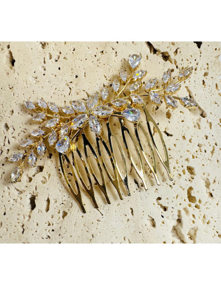 Grzebień wsuwany do włosów wtykowy ozdobny diamenty Lolita Accessories