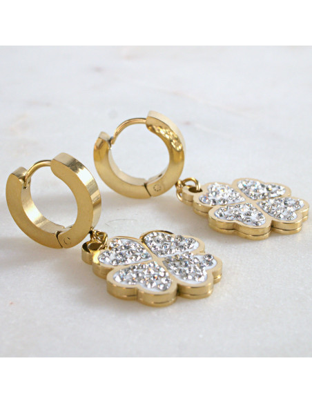 Kolczyki złote KONICZYNKI stal chirurgiczna Lolita Akcesoria