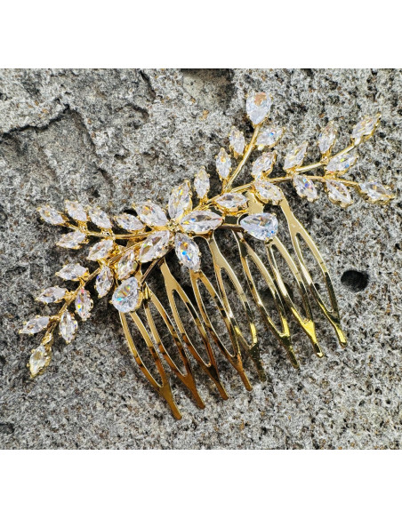 Grzebień wsuwany do włosów wtykowy ozdobny diamenty Lolita Accessories