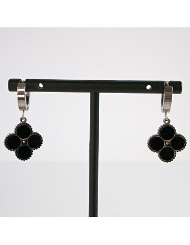 Kolczyki Srebrna Koniczyna stal chirurgiczna...