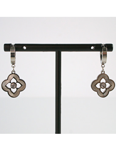 Kolczyki Srebrna Koniczyna stal chirurgiczna...