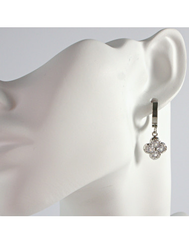 Kolczyki Srebrna Koniczyna stal chirurgiczna...