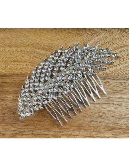 Grzebień wsuwany do włosów wtykowy ozdobny diamenty Lolita Accessories