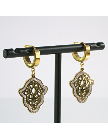 Kolczyki HAMSA   stal chirurgiczna Lolita Akcesoria