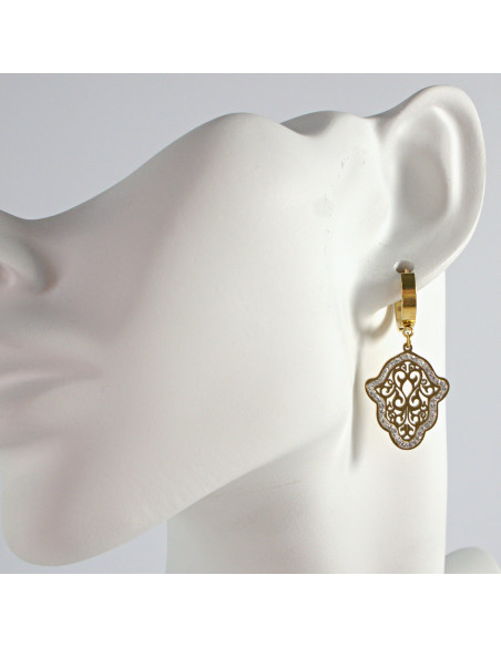 Kolczyki HAMSA   stal chirurgiczna Lolita Akcesoria