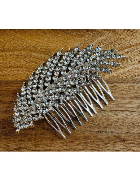 Grzebień wsuwany do włosów wtykowy ozdobny diamenty Lolita Accessories