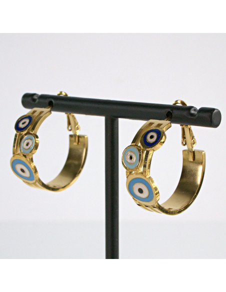 Kolczyki koła BOHO stal chirurgiczna Lolita Akcesoria