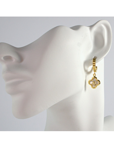 Kolczyki  złota KONICZYNA  stal chirurgiczna...