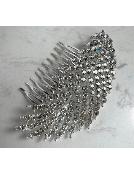 Grzebień wsuwany do włosów wtykowy ozdobny diamenty Lolita Accessories