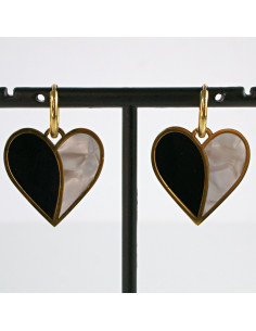 Kolczyki  SERCE stal chirurgiczna Lolita Akcesoria