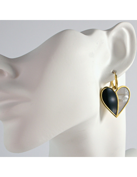 Kolczyki  SERCE stal chirurgiczna Lolita Akcesoria