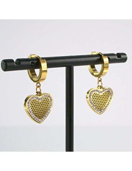 Kolczyki  SERCE stal chirurgiczna Lolita Akcesoria