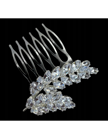 Grzebień wsuwany do włosów wtykowy ozdobny diamenty Lolita Accessories