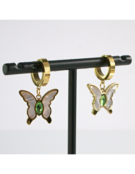 Kolczyki MOTYLKI  stal chirurgiczna Lolita Akcesoria