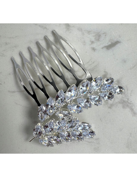 Grzebień wsuwany do włosów wtykowy ozdobny diamenty Lolita Accessories