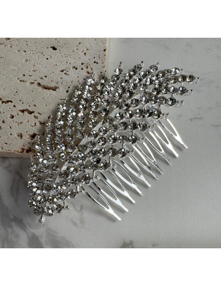 Grzebień wsuwany do włosów wtykowy ozdobny diamenty Lolita Accessories