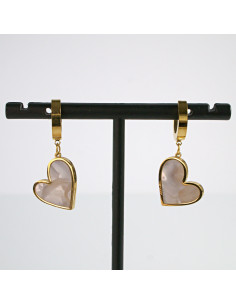 Kolczyki złote asymetryczne SERCA stal chirurgiczna... 2