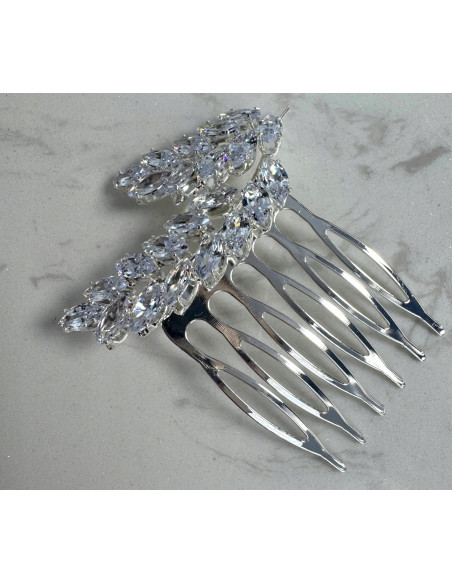 Grzebień wsuwany do włosów wtykowy ozdobny diamenty Lolita Accessories