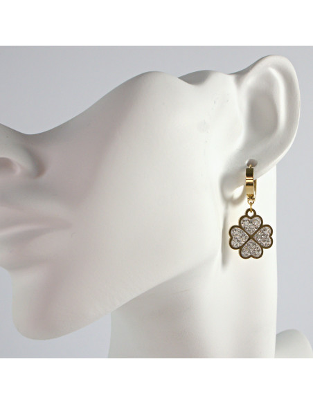 Kolczyki złote KONICZYNKI stal chirurgiczna Lolita Akcesoria