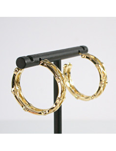 Kolczyki złote KOŁA  SREBRNY SZTYFT 925  Lolita Akcesoria