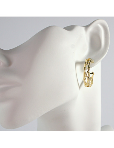 Kolczyki złote KOŁA  SREBRNY SZTYFT 925  Lolita...