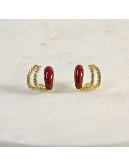 Kolczyki  ZAWIJASY  ZE SREBRNYM  SZTYFTEM  925  Lolita Akcesoria