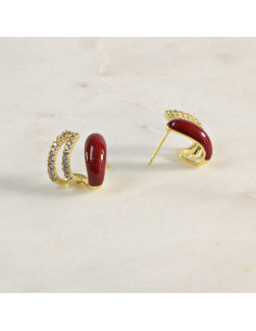 Kolczyki  ZAWIJASY  ZE SREBRNYM  SZTYFTEM  925  Lolita... 2