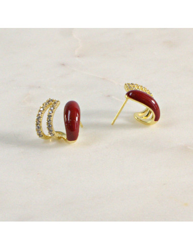 Kolczyki  ZAWIJASY  ZE SREBRNYM  SZTYFTEM  925...