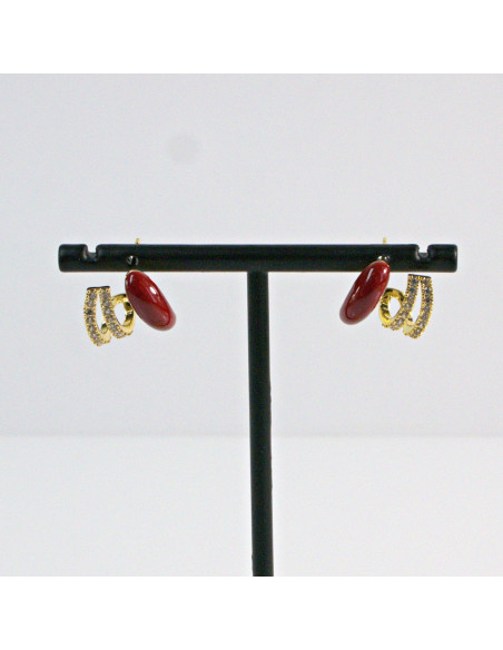 Kolczyki  ZAWIJASY  ZE SREBRNYM  SZTYFTEM  925  Lolita Akcesoria