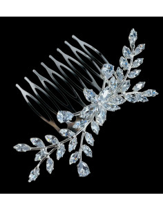 Grzebień wsuwany do włosów wtykowy ozdobny diamenty...