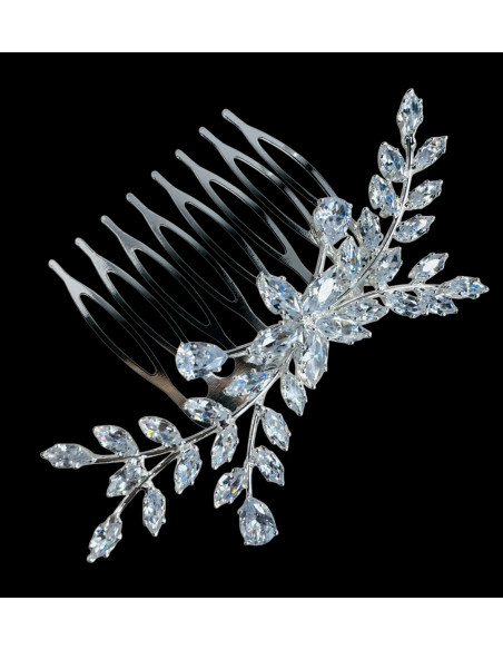 Grzebień wsuwany do włosów wtykowy ozdobny diamenty Lolita Accessories