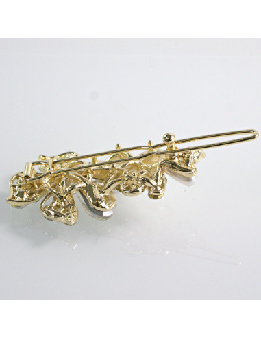 Spinka do włosów KWIATEK Z KRYSZTAŁKAMI...