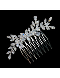 Grzebień wsuwany do włosów wtykowy ozdobny diamenty... 2