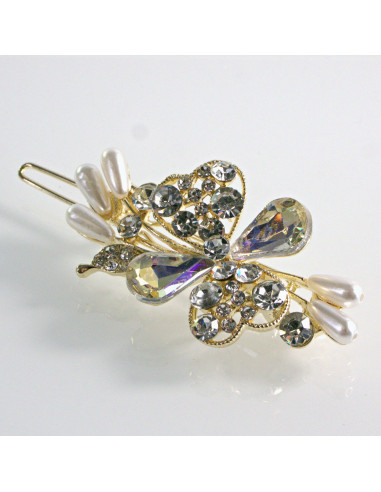 Spinka do włosów KWIATEK Z KRYSZTAŁKAMI CRYSTAL...