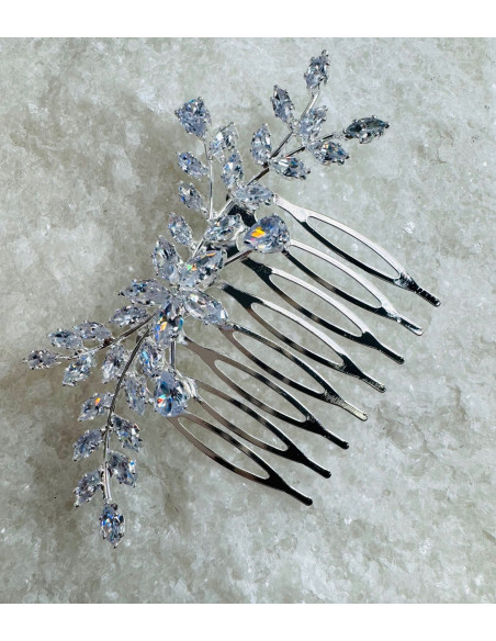 Grzebień wsuwany do włosów wtykowy ozdobny diamenty Lolita Accessories