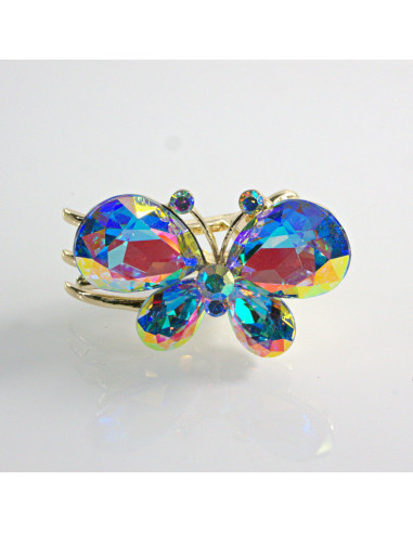 Spinka do włosów MOTYLEK Z KRYSZTAŁKAMI CRYSTAL AB Lolita Akcesoria